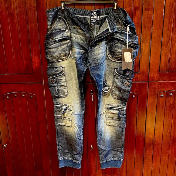 Cargo jeans pants